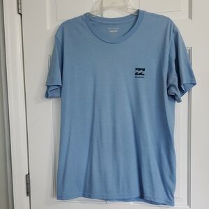 Billabong Light Blue Short Sleeve Tee Sz L